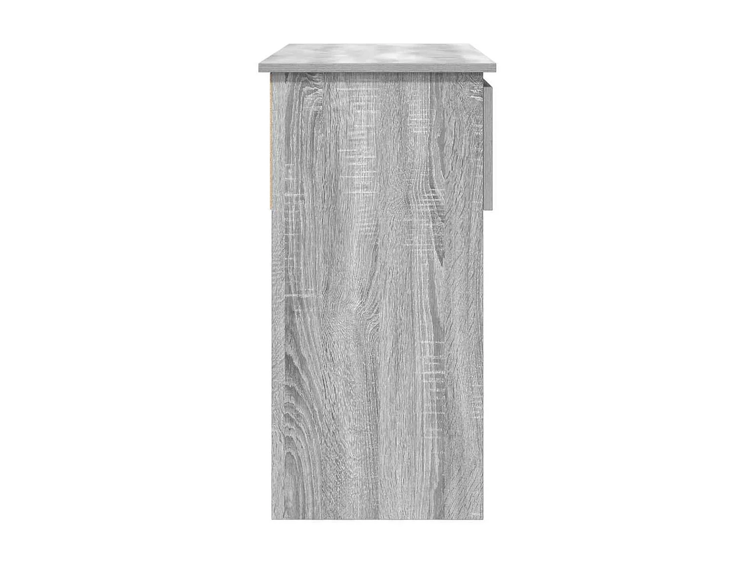 Table console avec tiroirs sonoma gris 85,5x38,5x74,5 cm
