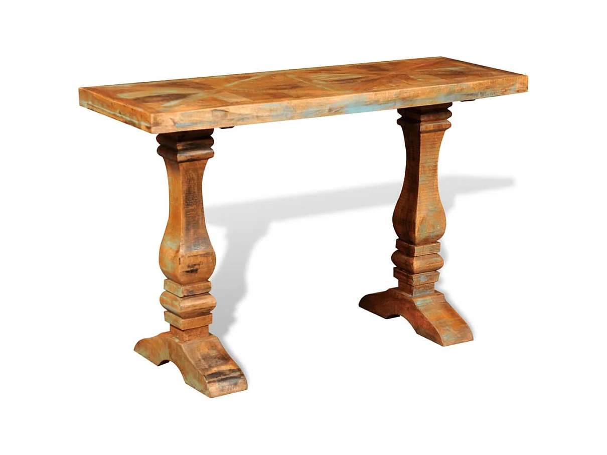 Mesa consola de madera maciza reciclada