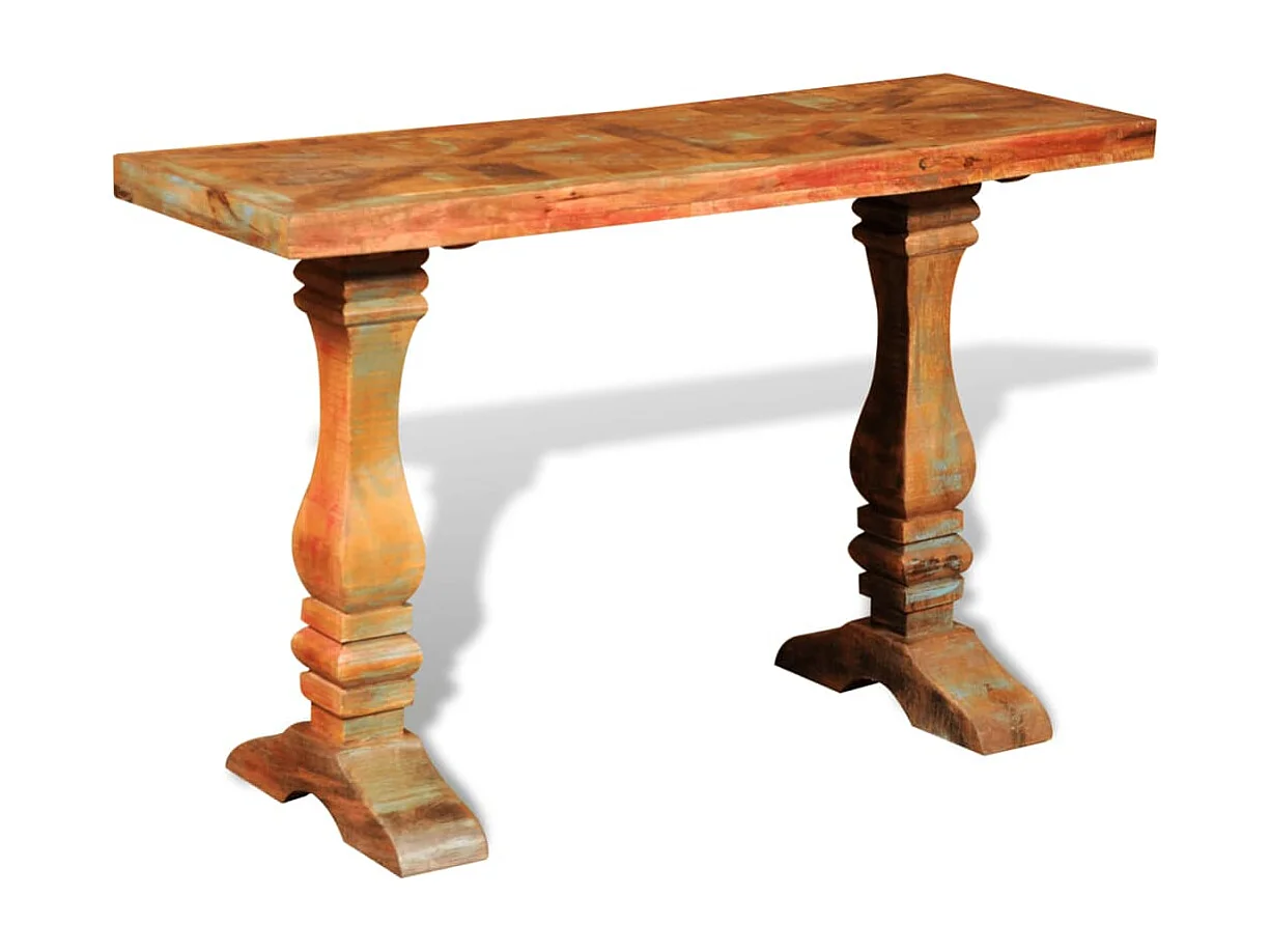 Table console Bois de récupération massif