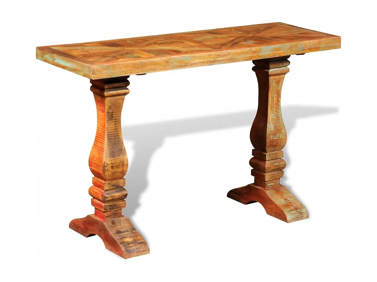 Table console Bois de récupération massif