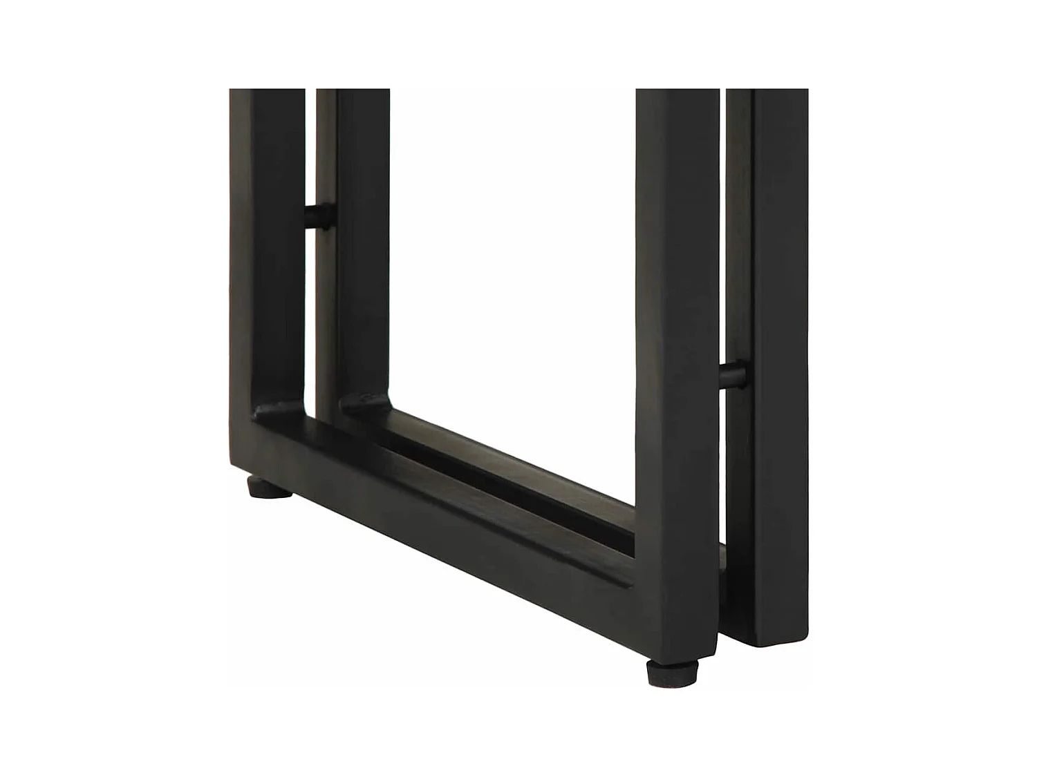 Mesa Consola Marrón 90 x 33 x 75 cm madera maciza de acacia