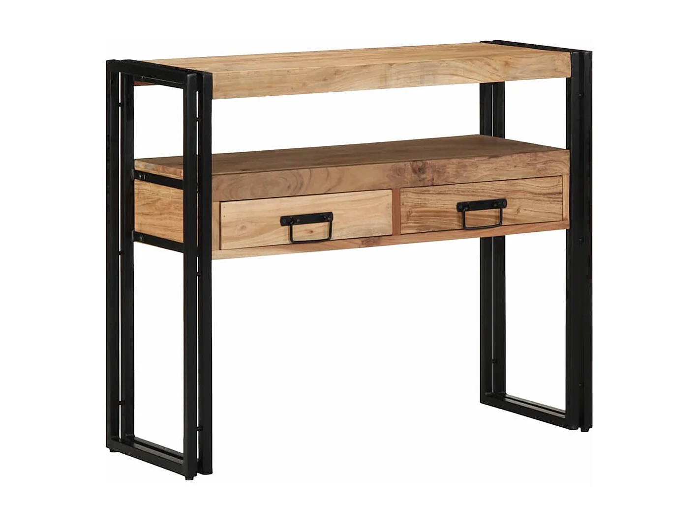 Aparador Castanho 90 x 33 x 75 cm Madeira de acácia maciça