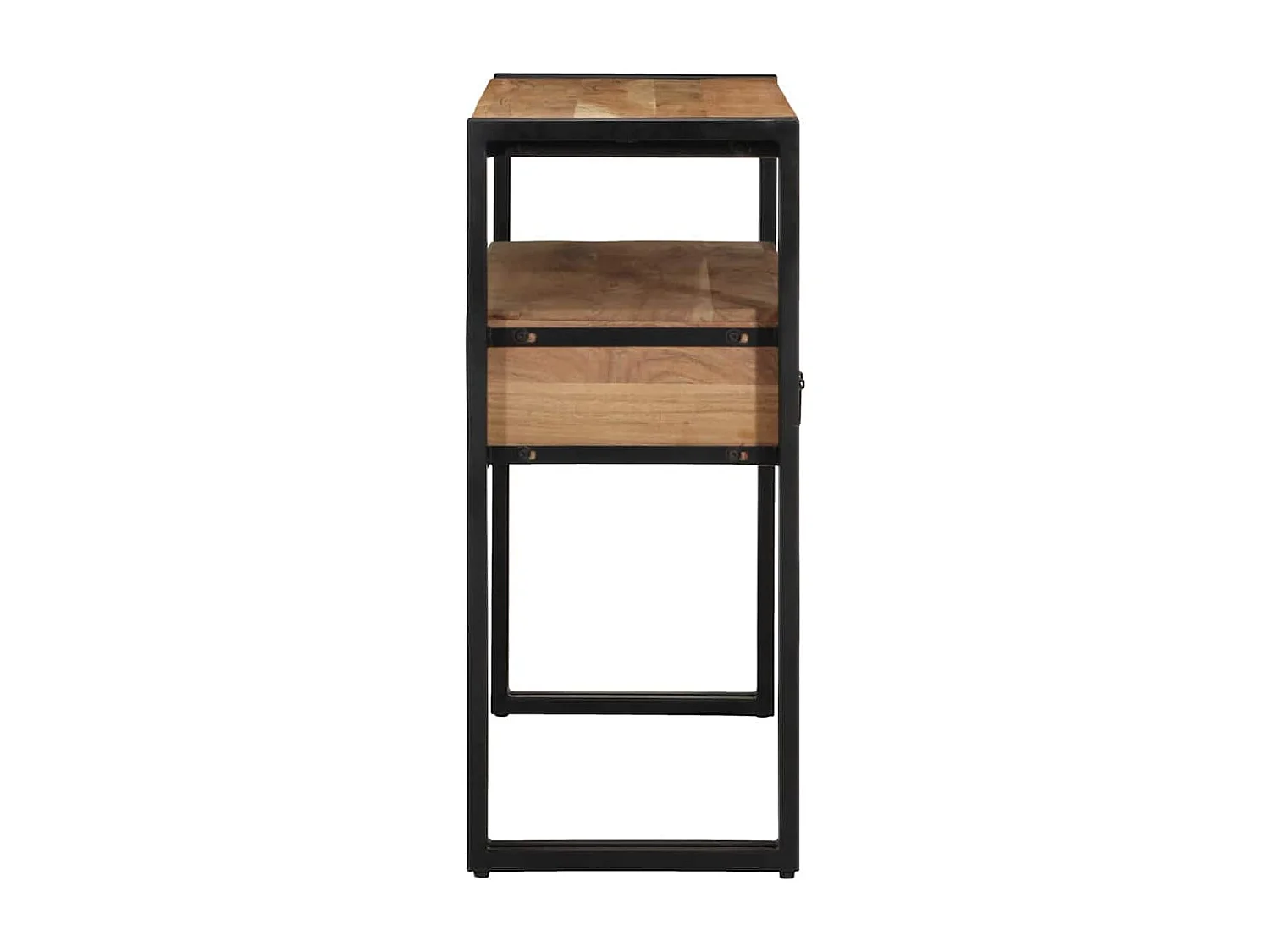 Aparador Castanho 90 x 33 x 75 cm Madeira de acácia maciça