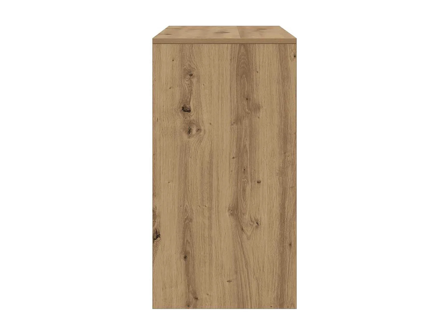 Table console chêne artisanal 89x41x76,5 cm bois d'ingénierie