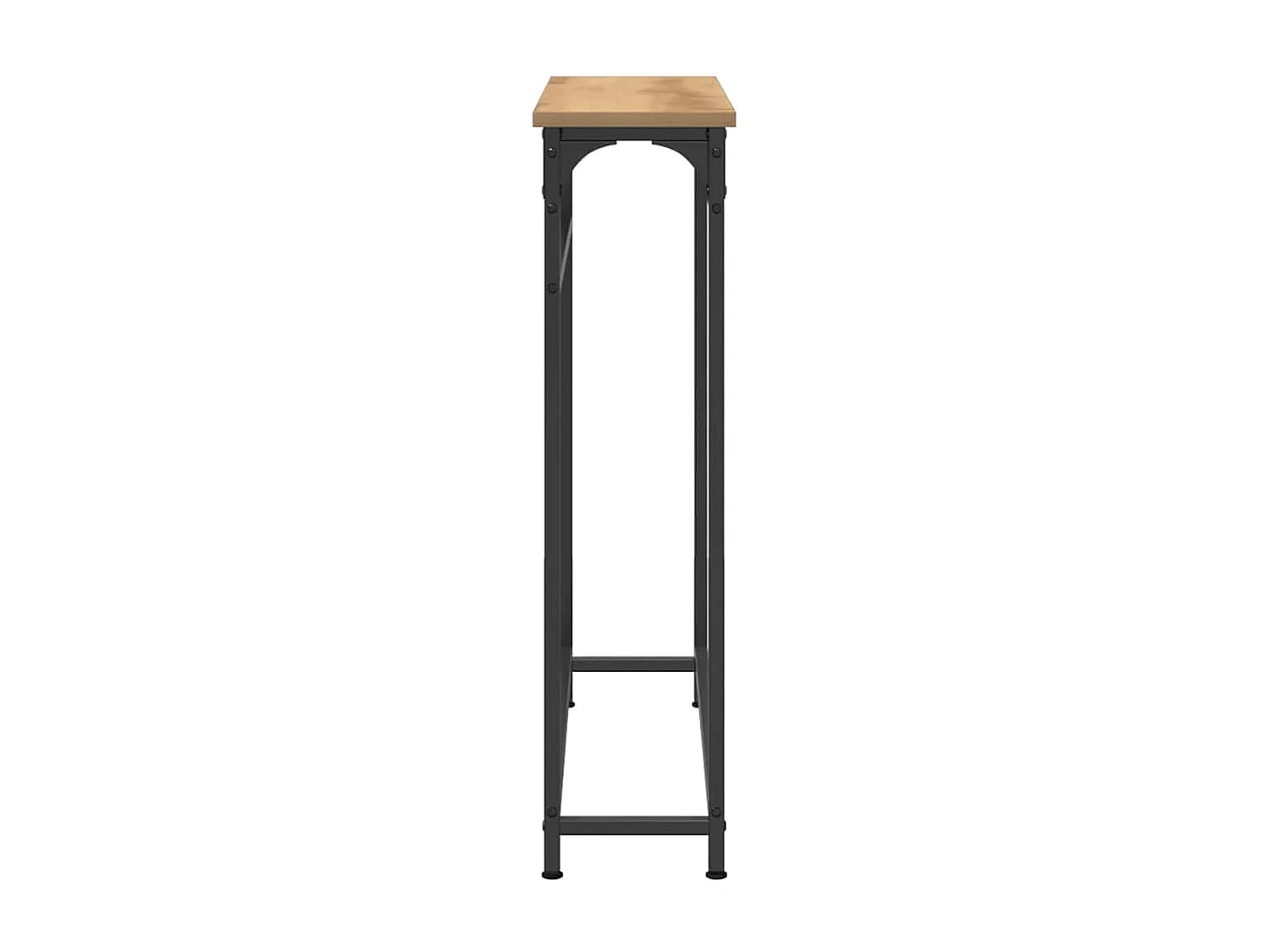 Mesa Console carvalho artisiano 75 x 19,5 x 75 cm