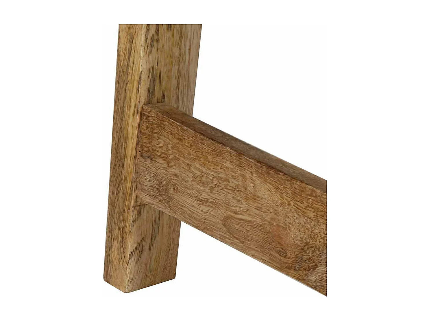 Table console 90x32x75 cm bois massif de manguier brut