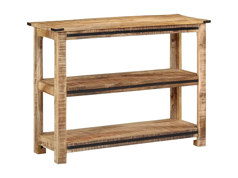 Table console 100x35x75 cm bois de manguier massif