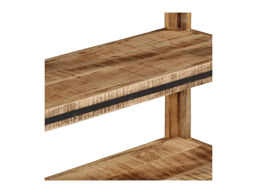 Mesa consola de madera maciza de mango 100x35x75 cm