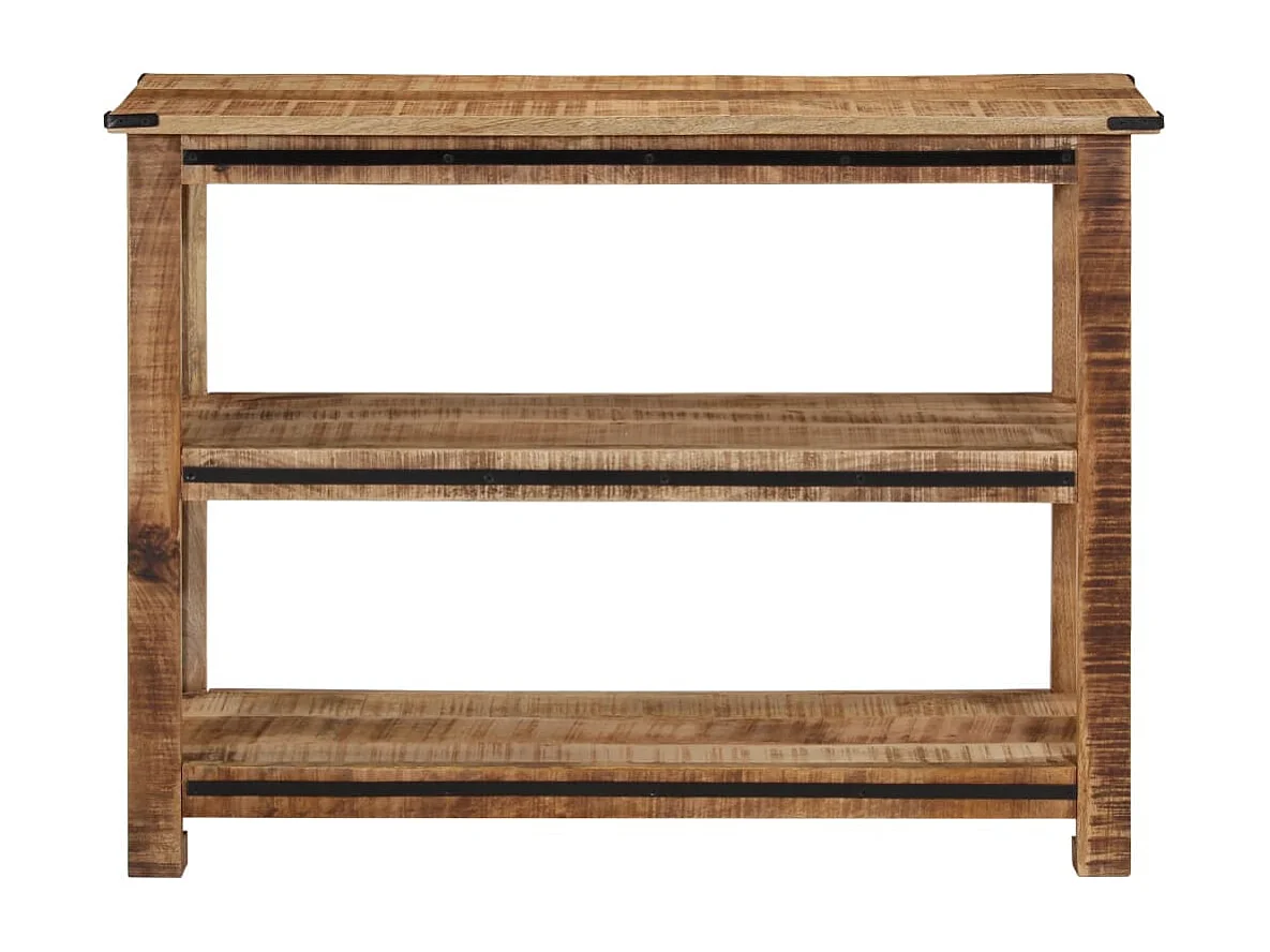 Table console 100x35x75 cm bois de manguier massif