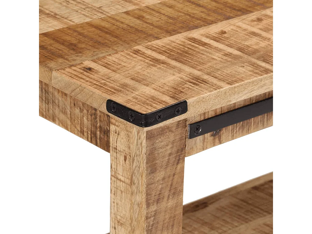 Table console 100x35x75 cm bois de manguier massif