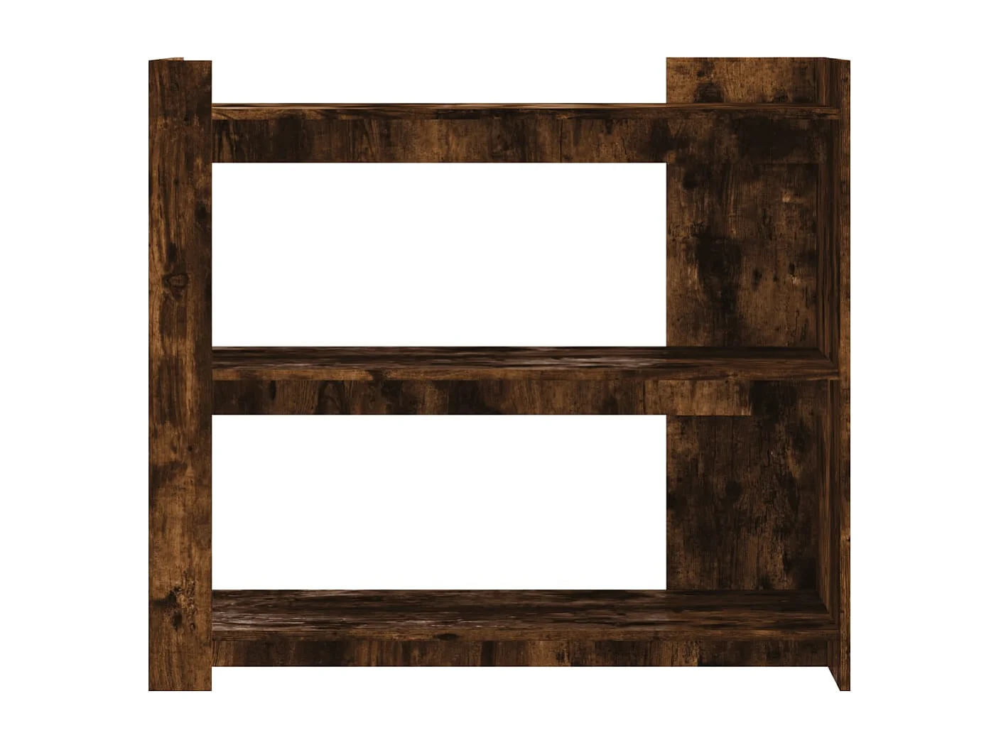 Table console chêne fumé 100x35x90 cm bois d'ingénierie