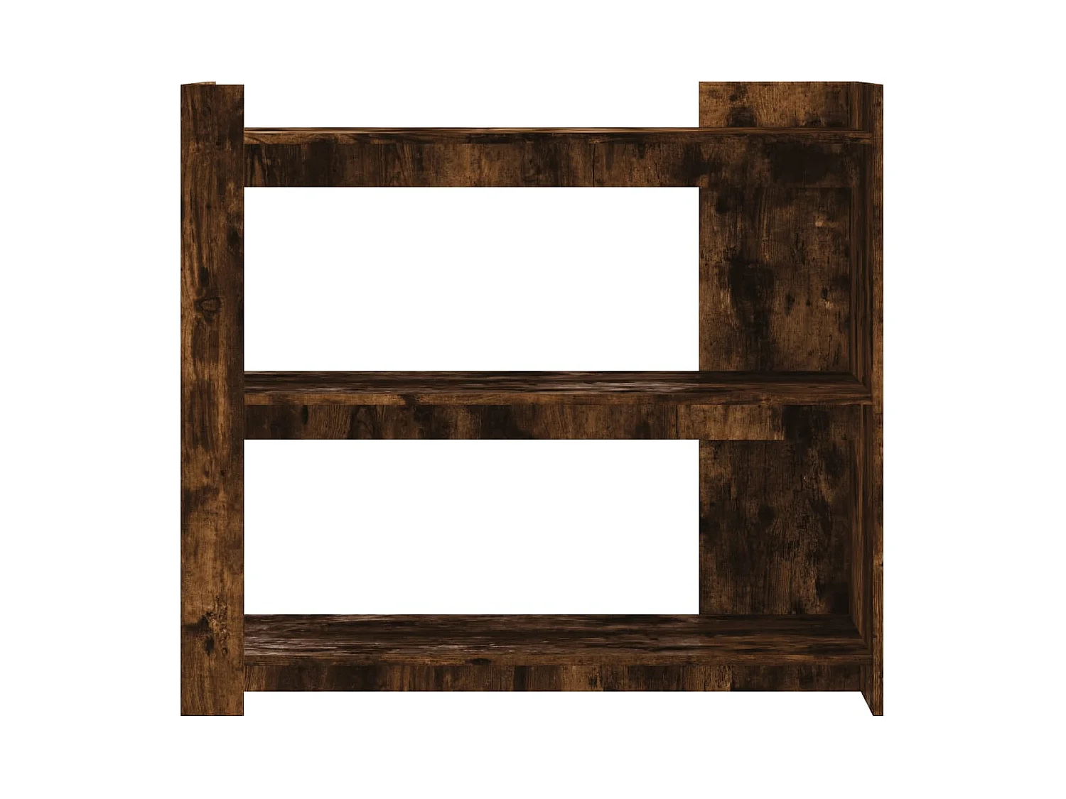 Table console chêne fumé 100x35x90 cm bois d'ingénierie