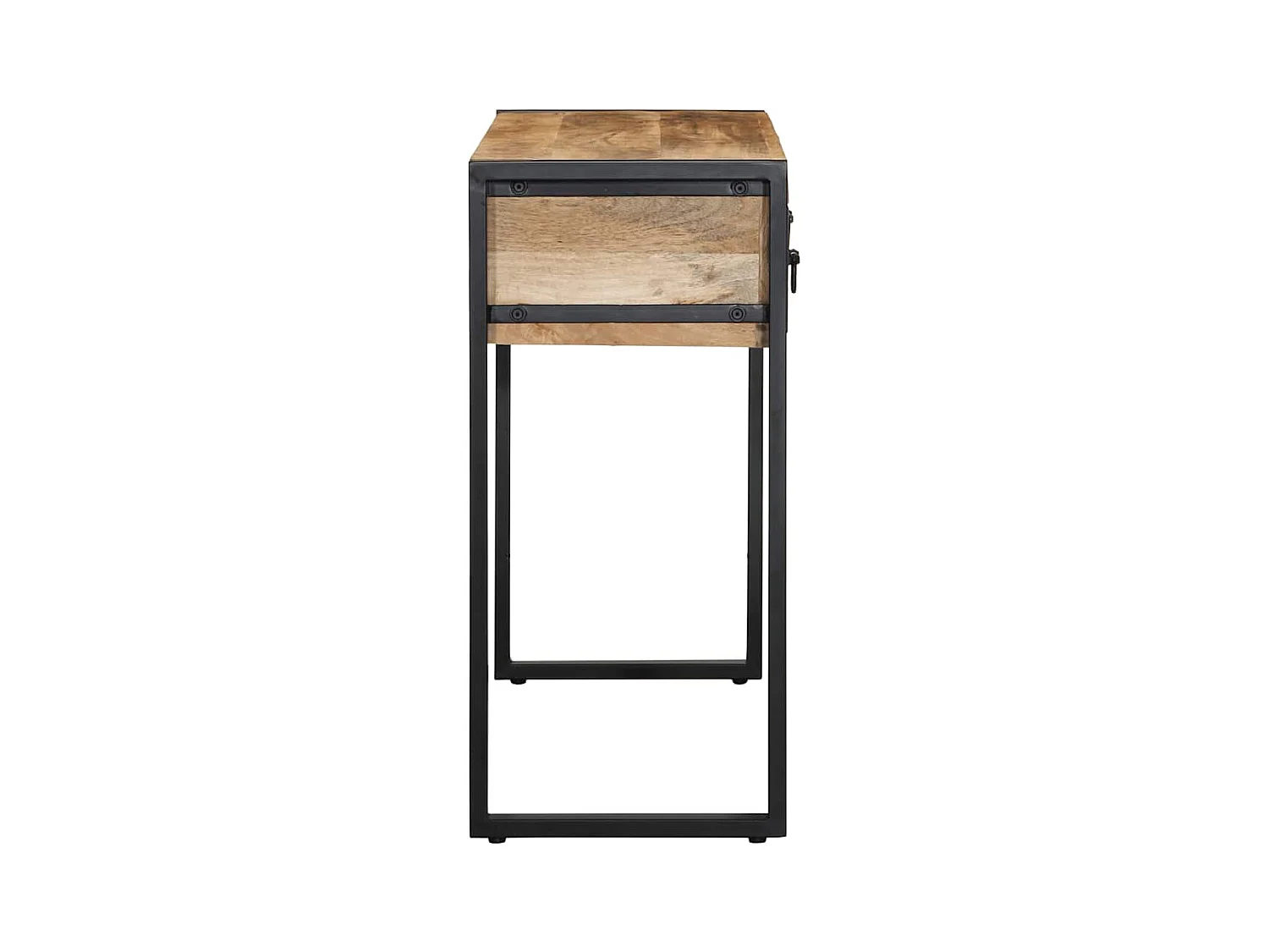 Mesa consola madera maciza mango 100x35x75 cm