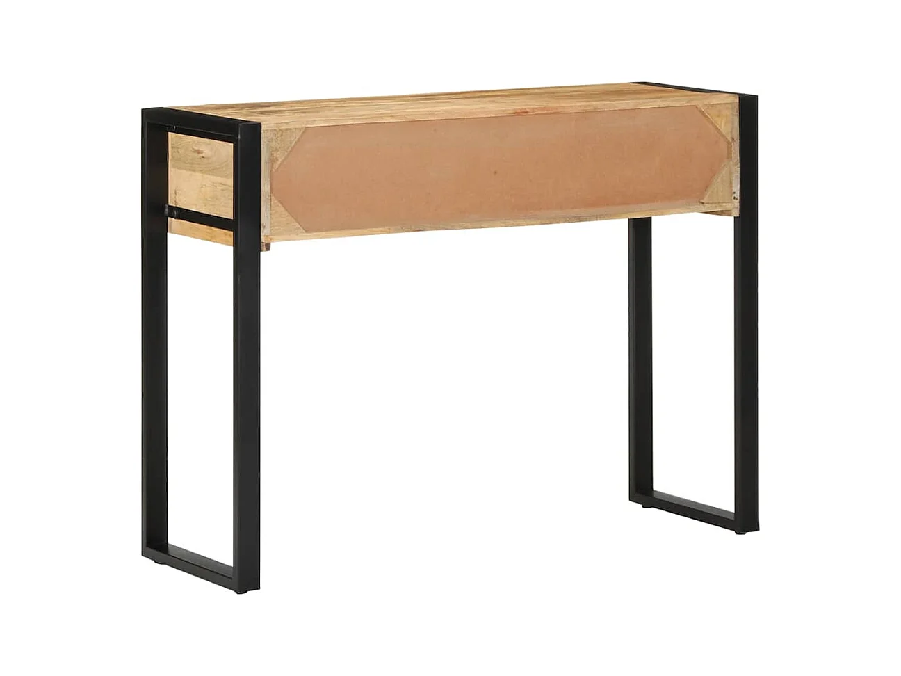 Mesa consola madera maciza mango 100x35x75 cm