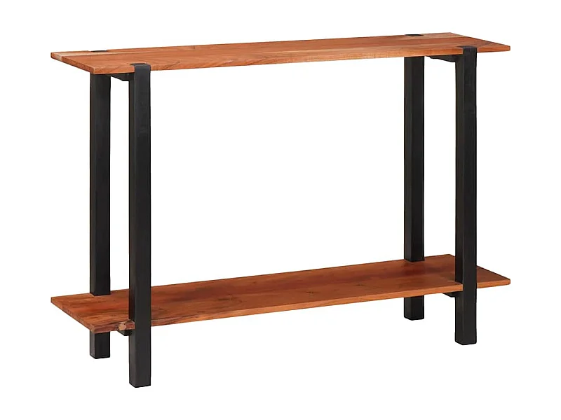 Table console Marron 110 x 30 x 75 cm Bois d'acacia massif
