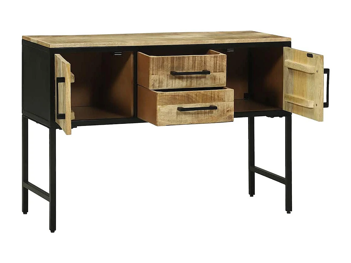 Mesa Consola Marrón 100 x 35 x 70 cm madera maciza de mango