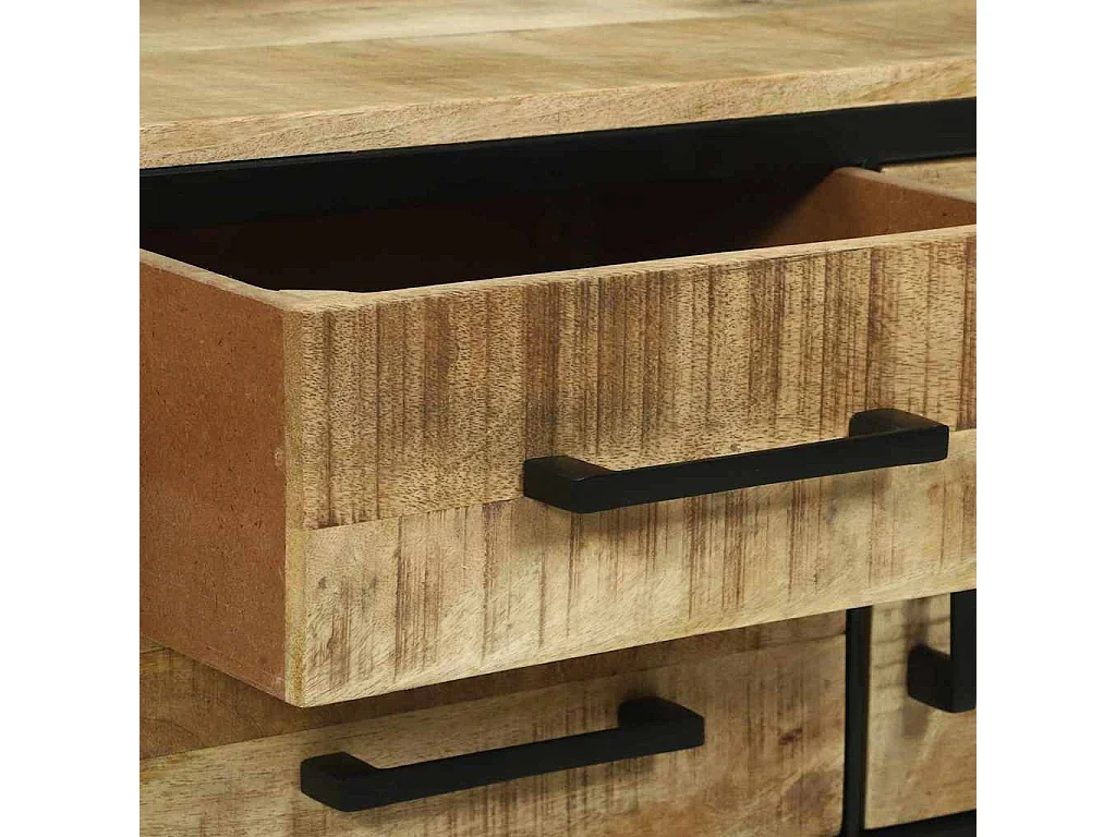 Mesa Consola Marrón 100 x 35 x 70 cm madera maciza de mango
