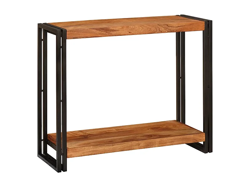 Table console Marron 90 x 33 x 75 cm Bois d'acacia massif