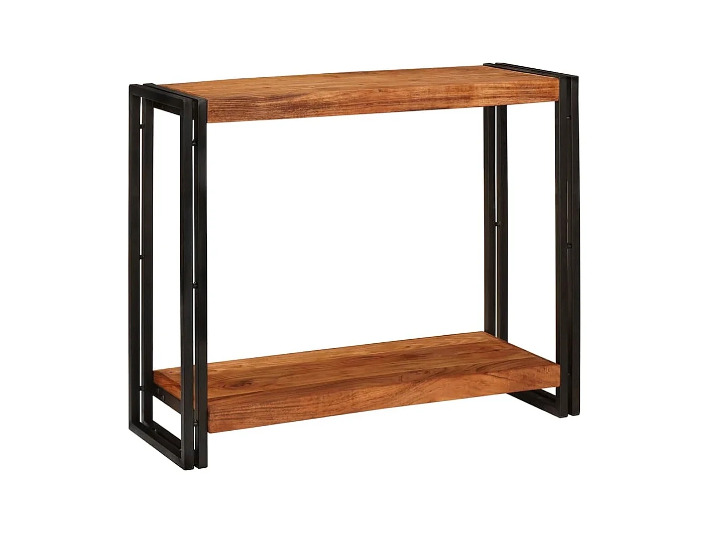 Table console Marron 90 x 33 x 75 cm Bois d'acacia massif