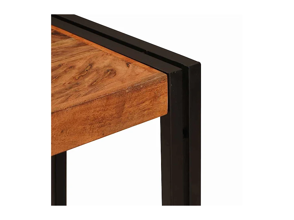 Table console Marron 90 x 33 x 75 cm Bois d'acacia massif