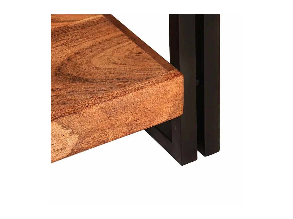 Table console Marron 90 x 33 x 75 cm Bois d'acacia massif