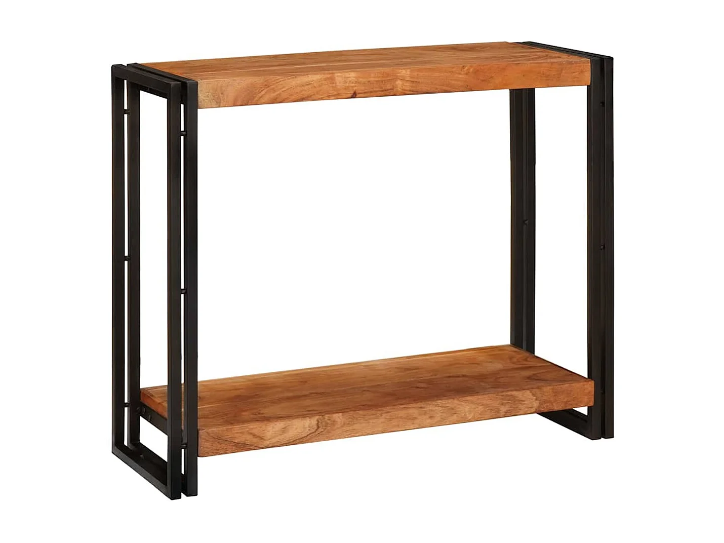 Mesa Consola Marrón 90 x 33 x 75 cm madera maciza de acacia