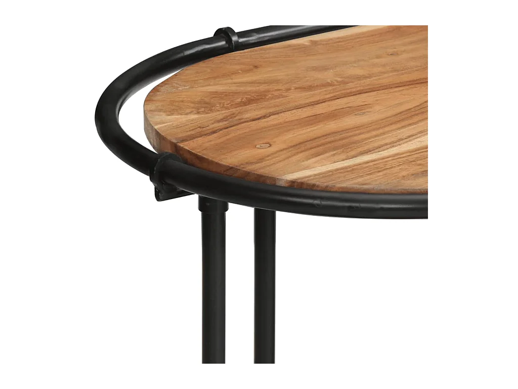 Mesa consola madera maciza de acacia 110x42x76 cm