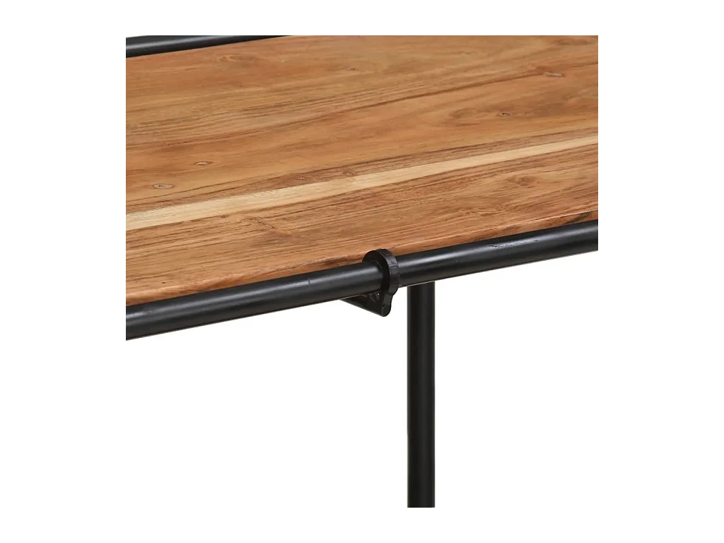 Mesa consola madera maciza de acacia 110x42x76 cm