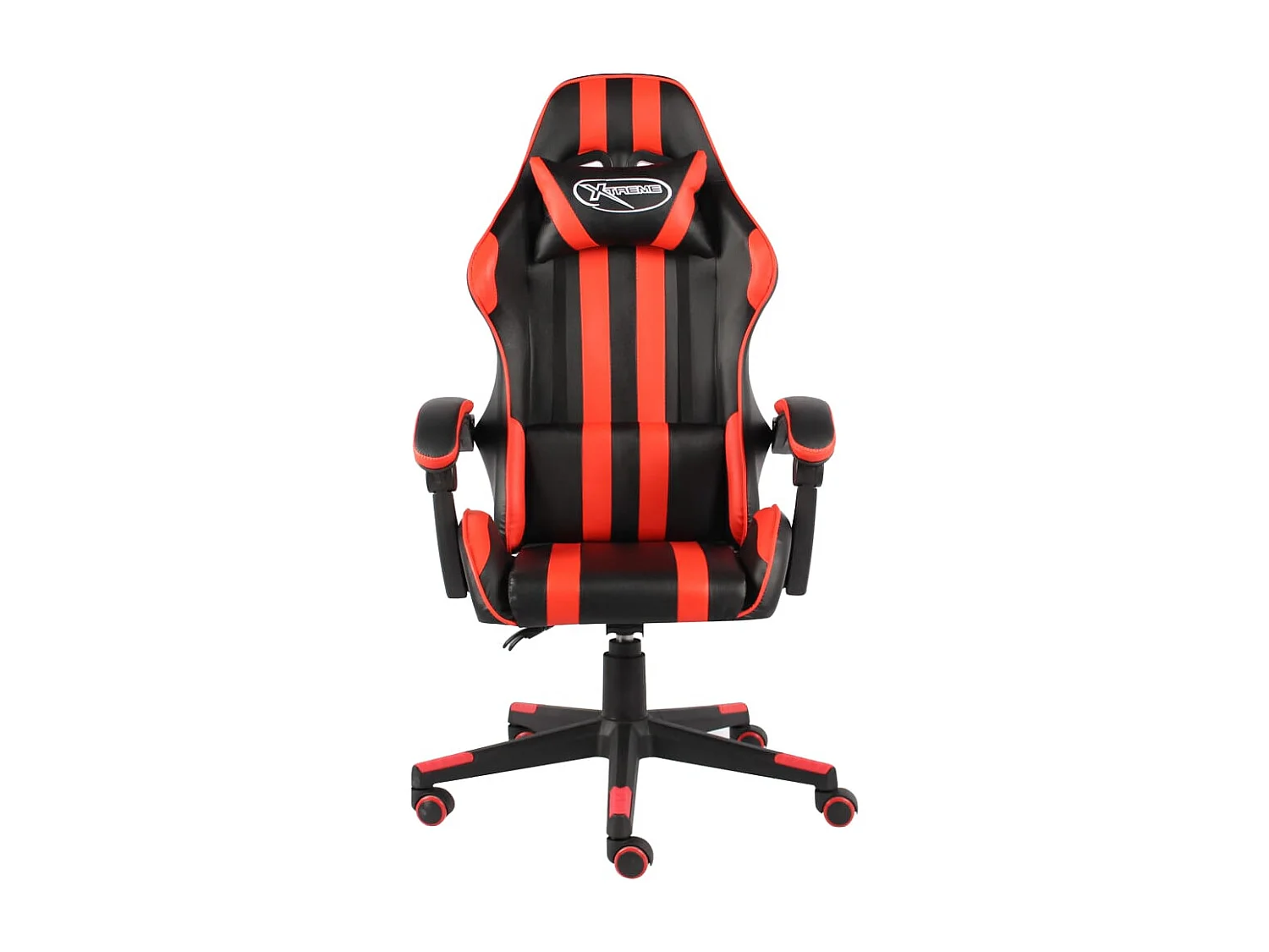 Fauteuil de jeux vidéo Noir et rouge Similicuir