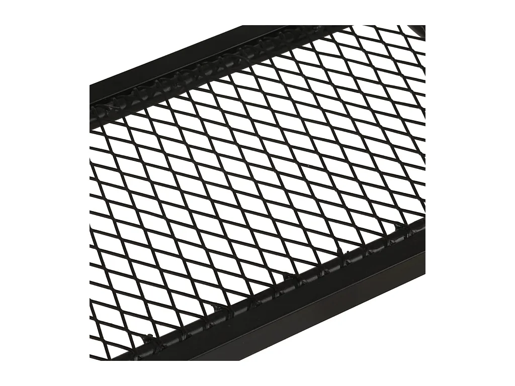 Mesa consola madera maciza de mango y hierro 112x36x76 cm