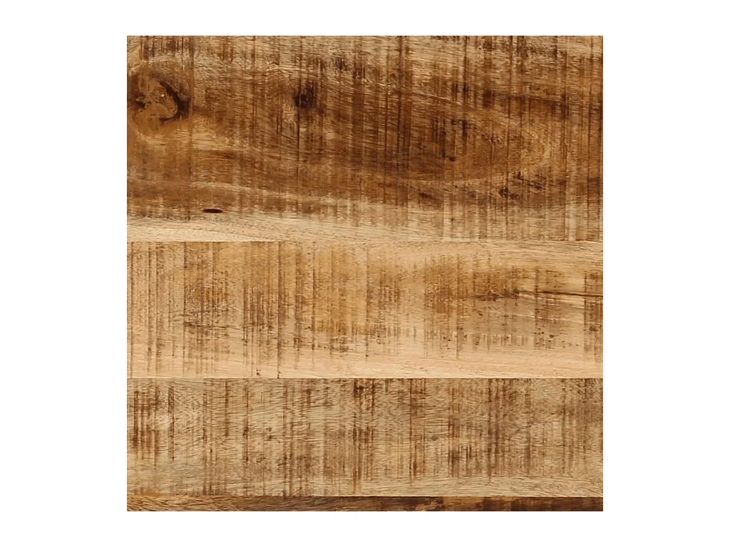 Mesa consola madera maciza de mango y hierro 112x36x76 cm