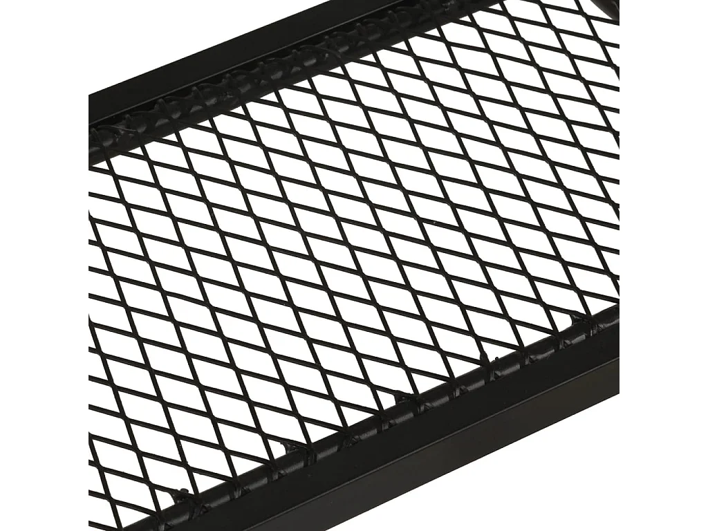 Table console 112x36x76 cm bois massif de manguier et fer