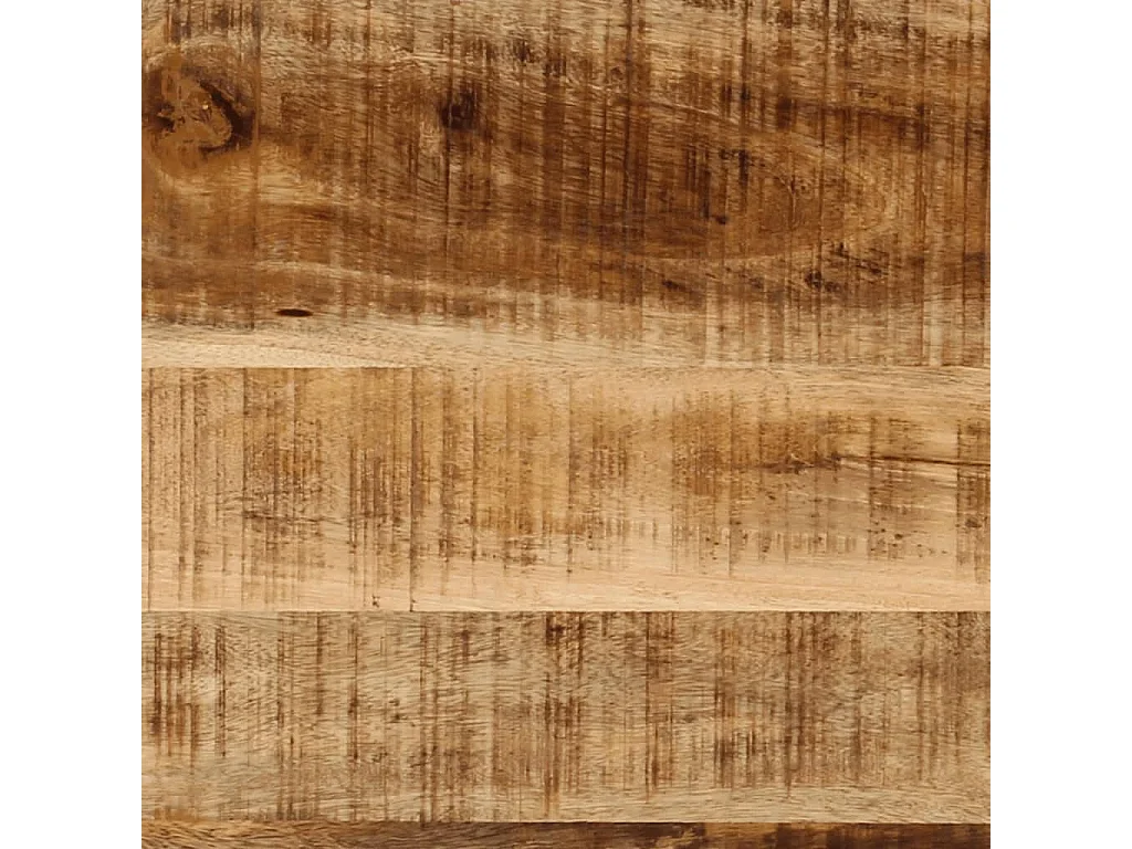 Table console 112x36x76 cm bois massif de manguier et fer