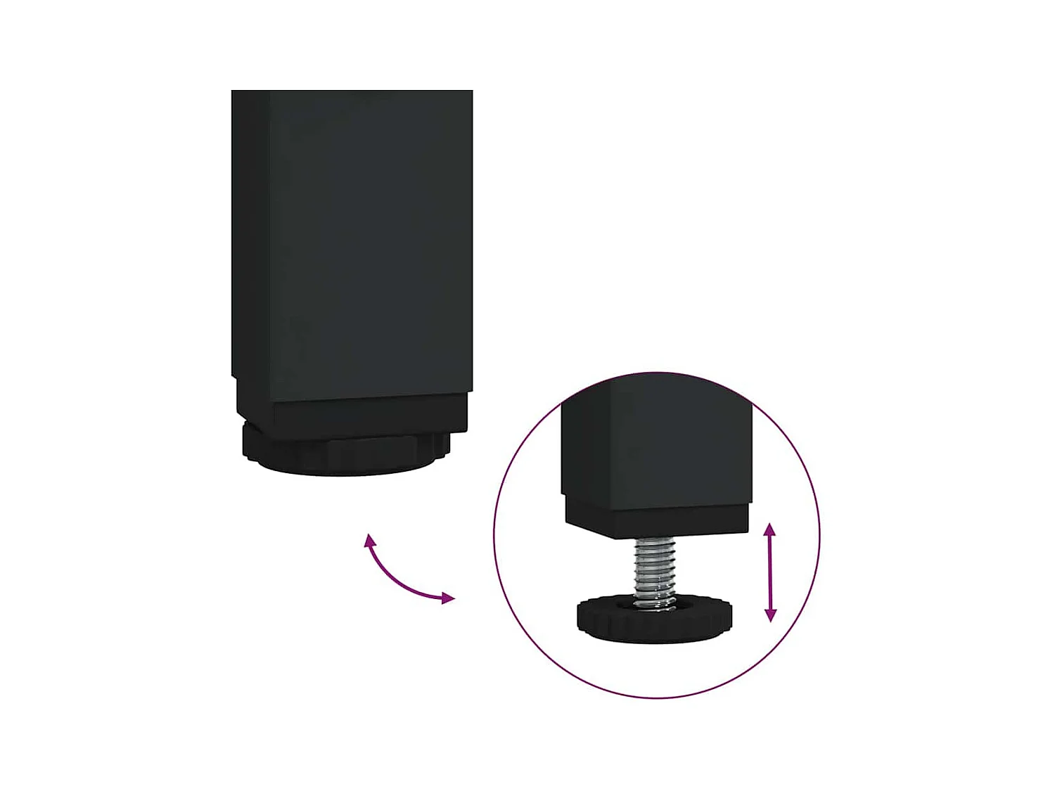 Table Console avec étagère Chêne noir 100 x 35 x 75 cm