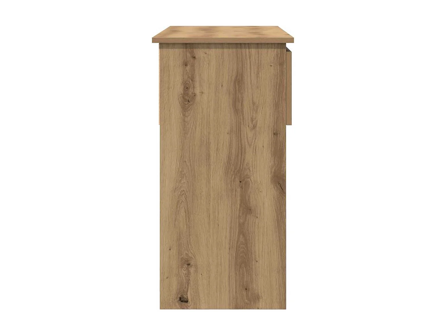 Table console avec tiroirs chêne artisanal 85,5x38,5x74,5 cm