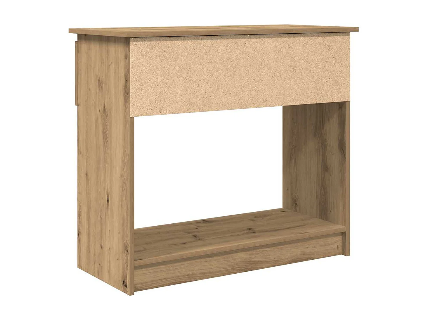 Table console avec tiroirs chêne artisanal 85,5x38,5x74,5 cm