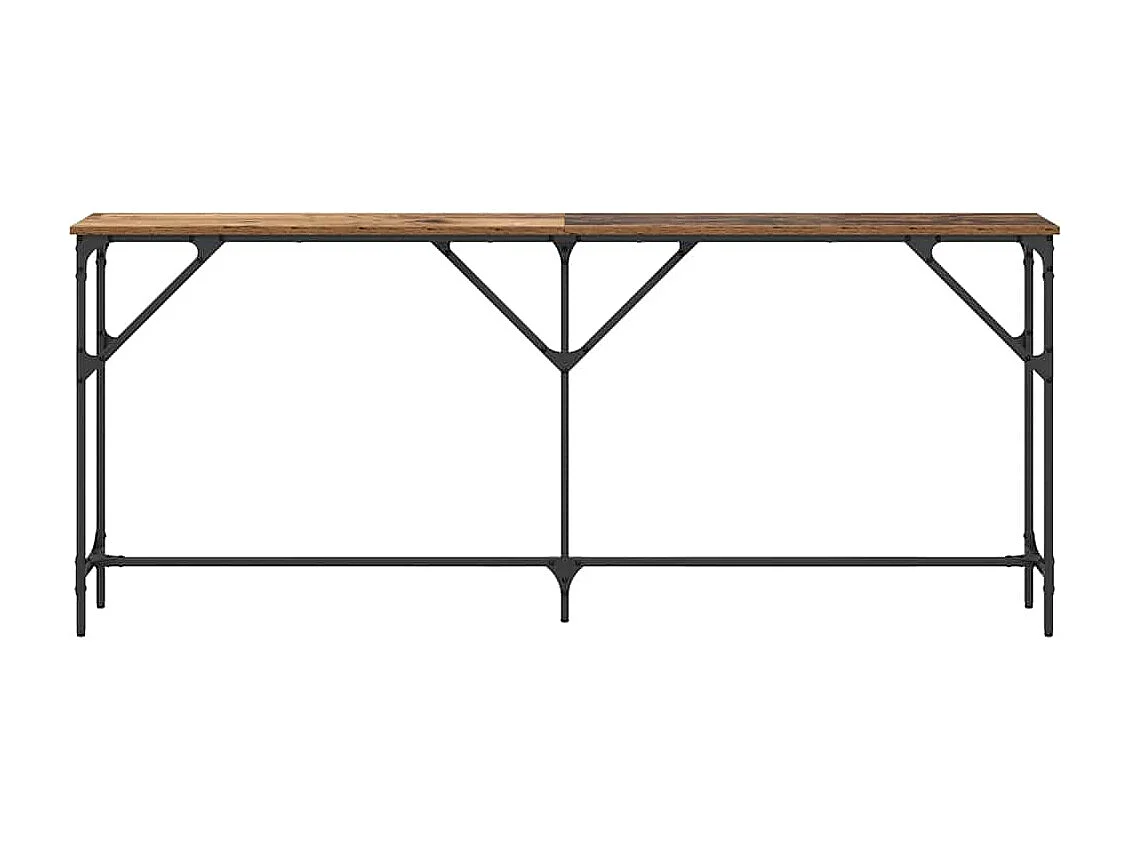 Mesa Consola Madera Vieja 180 x 23 x 75 cm