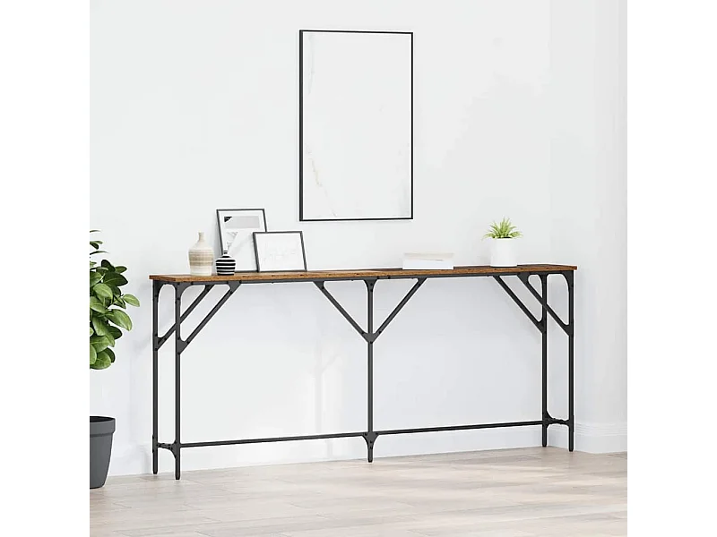 Table console Bois Ancien 180 x 23 x 75 cm