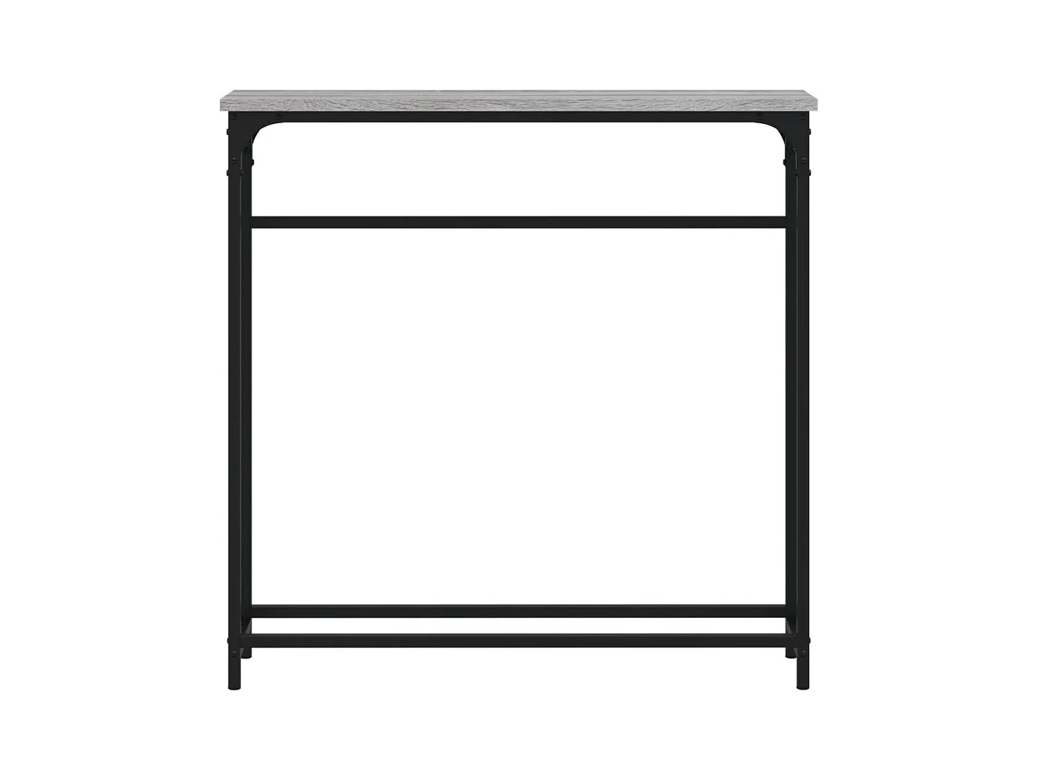 Table console sonoma gris 75x19,5x75 cm bois d'ingénierie