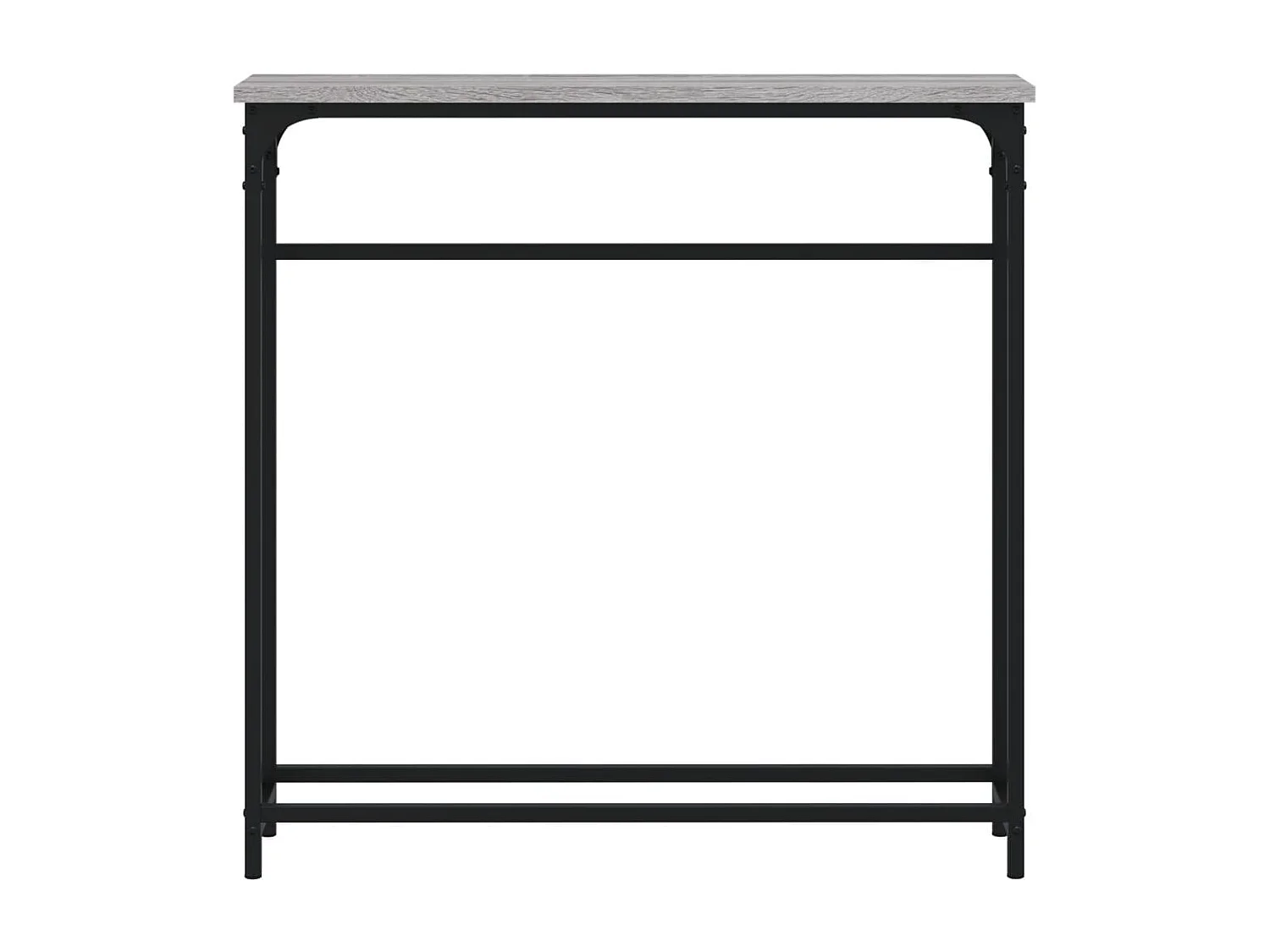 Table console sonoma gris 75x19,5x75 cm bois d'ingénierie