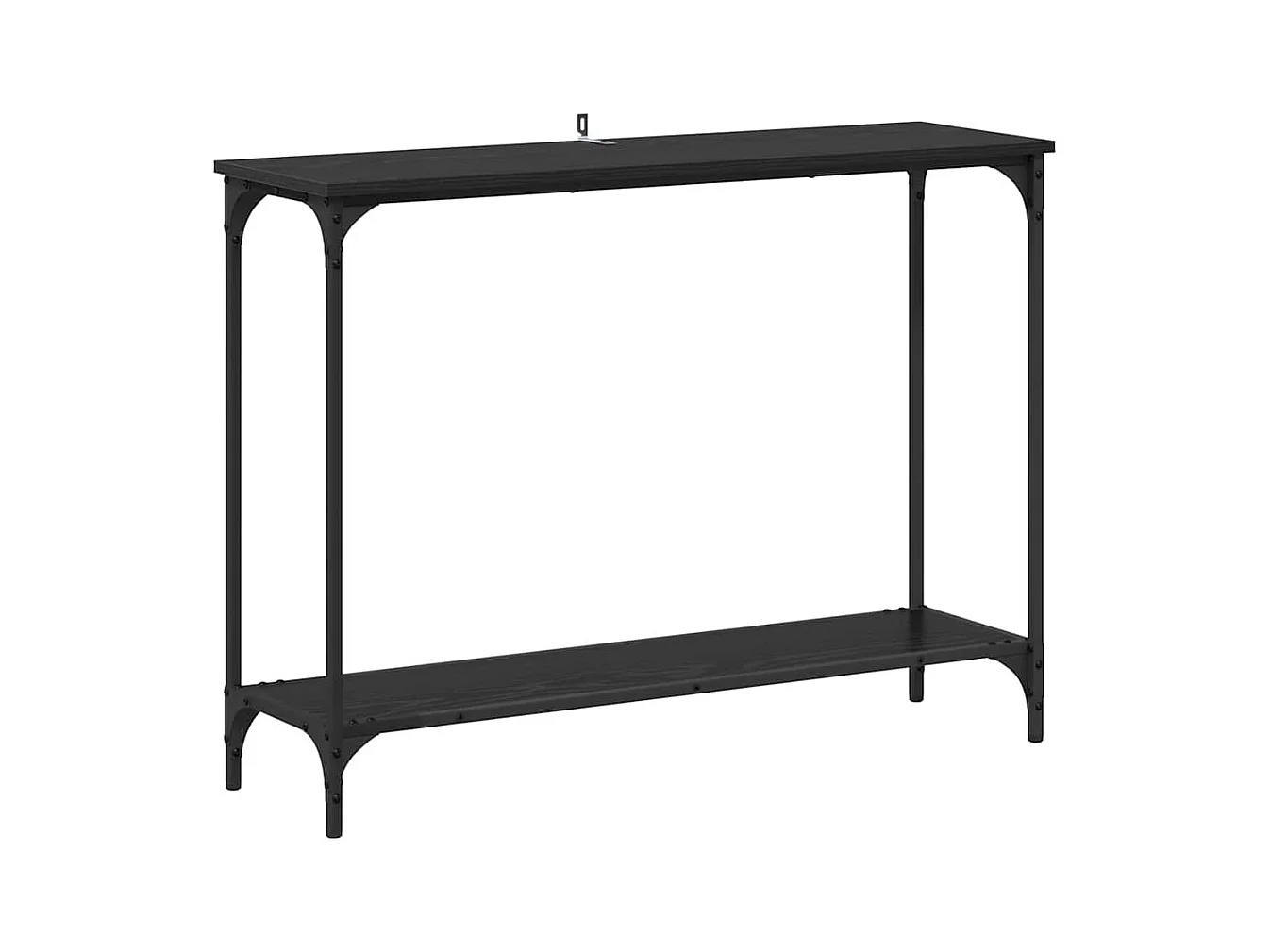 Table console Chêne noir 101 x 30.5 x 75 cm Bois d'ingénierie