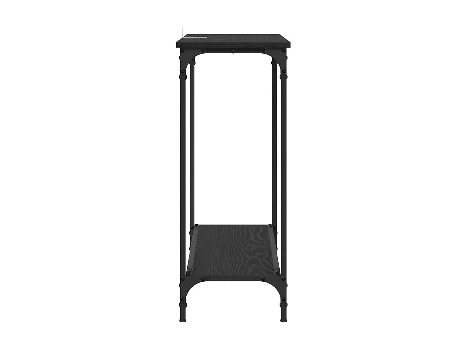Table console Chêne noir 101 x 30.5 x 75 cm Bois d'ingénierie
