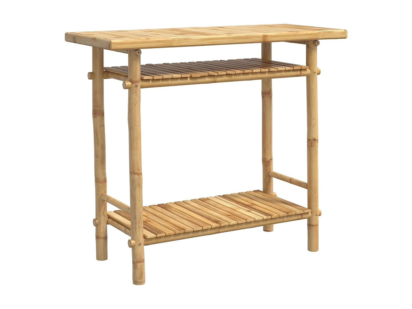 Table console 90x37x75 cm bambou