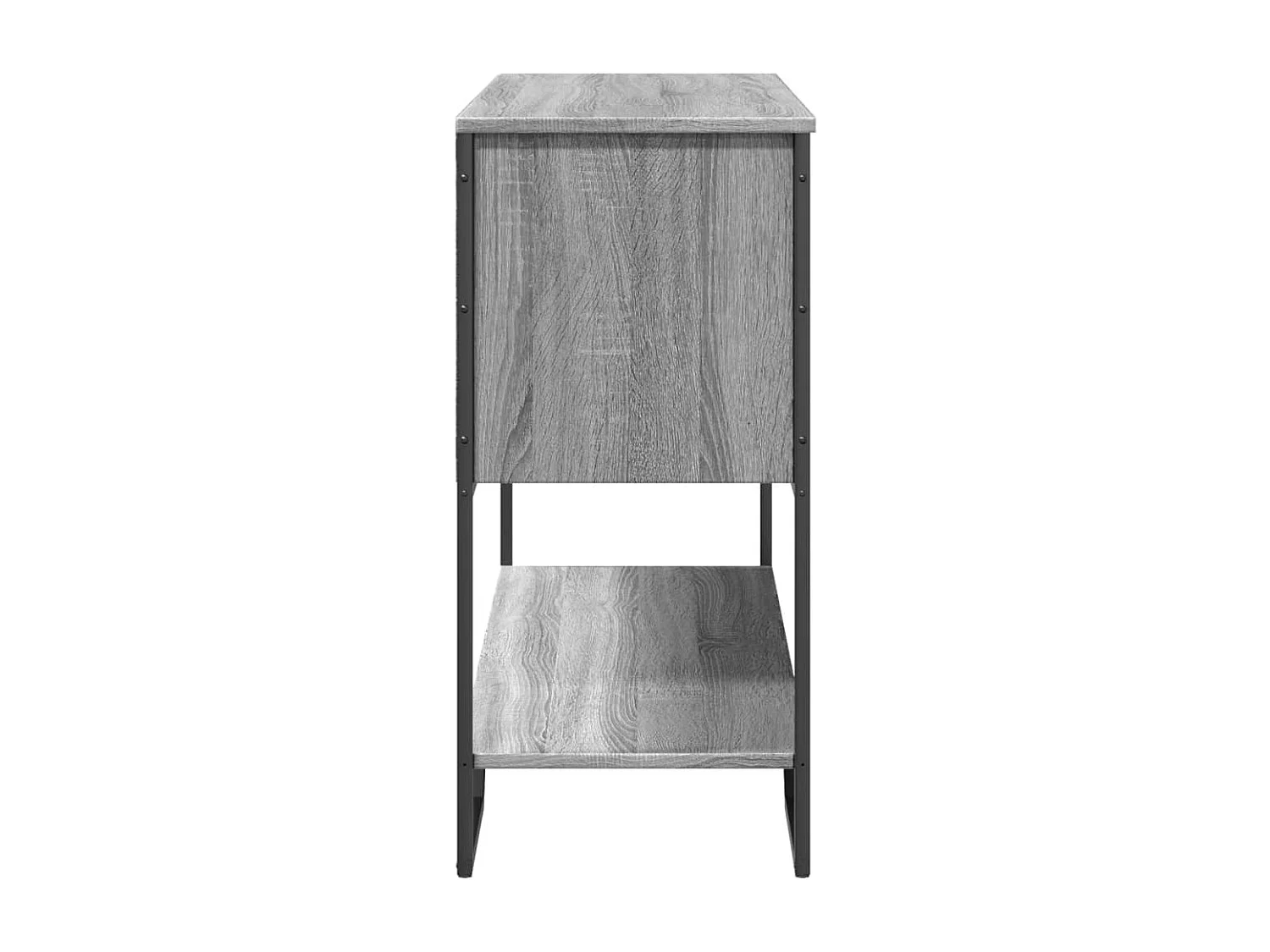 Table console sonoma gris 100x35x74,5 cm bois d'ingénierie