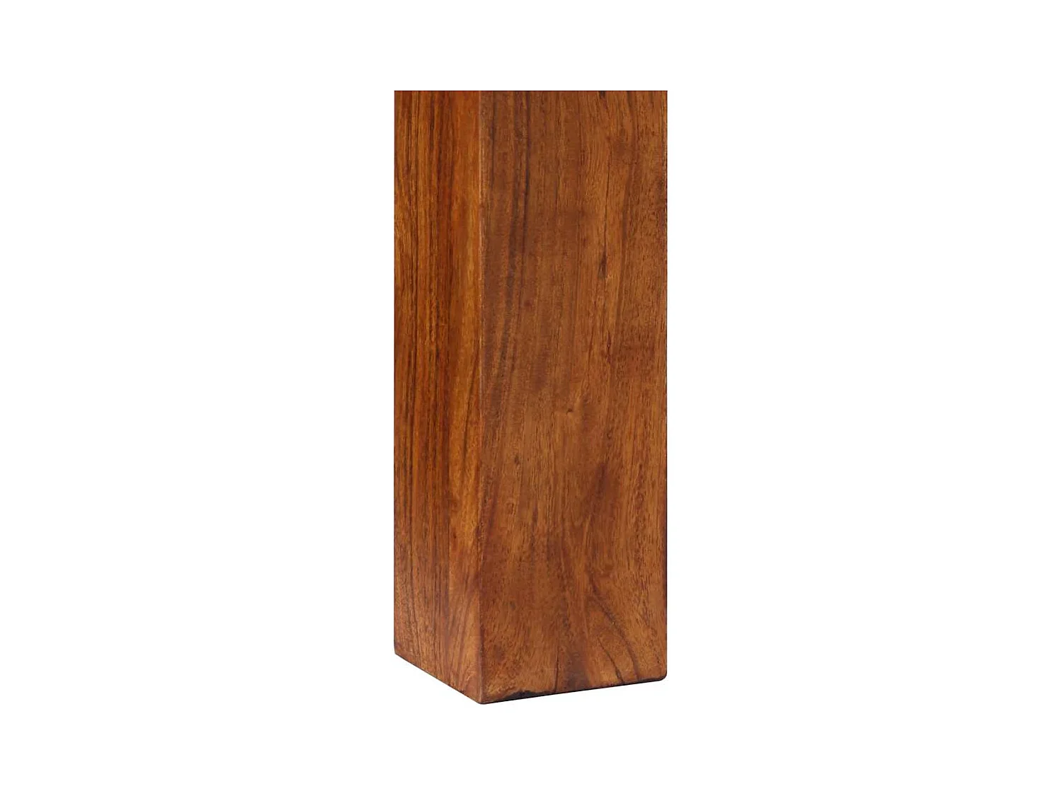 Mesa consola madera maciza de acacia 80x35x75 cm