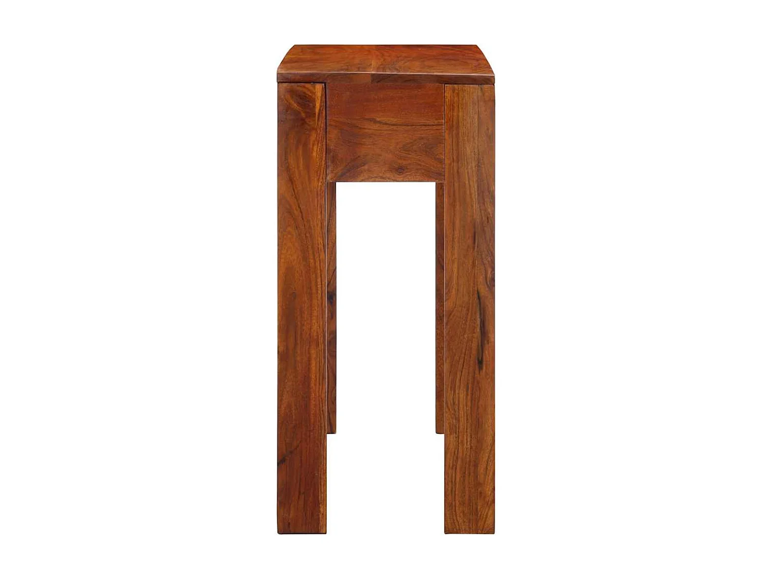 Table console 80x35x75 cm bois massif d'acacia