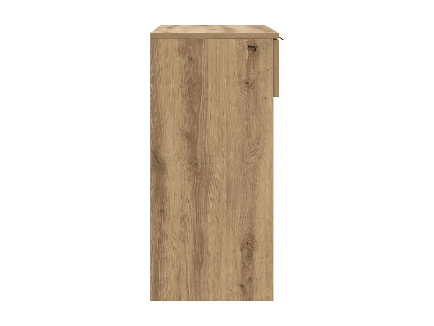 Table console chêne artisanal 90x36x75 cm bois d'ingénierie