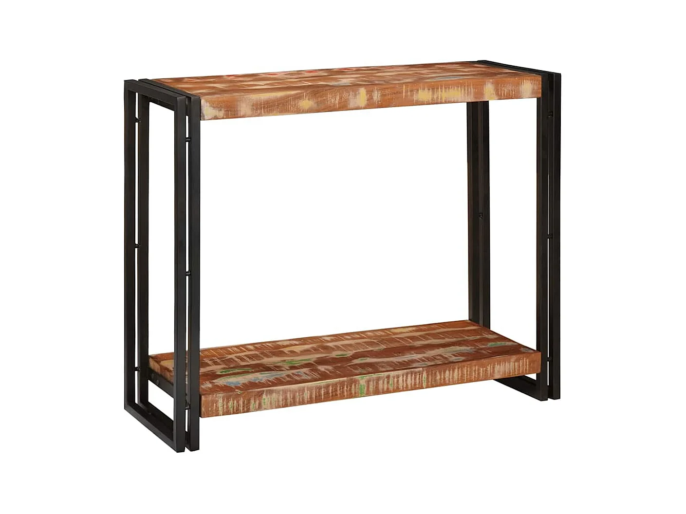 Mesa Consola Multicolor 90 x 33 x 75 cm madera maciza reciclada