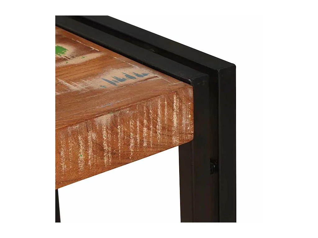 Mesa Consola Multicolor 90 x 33 x 75 cm madera maciza reciclada