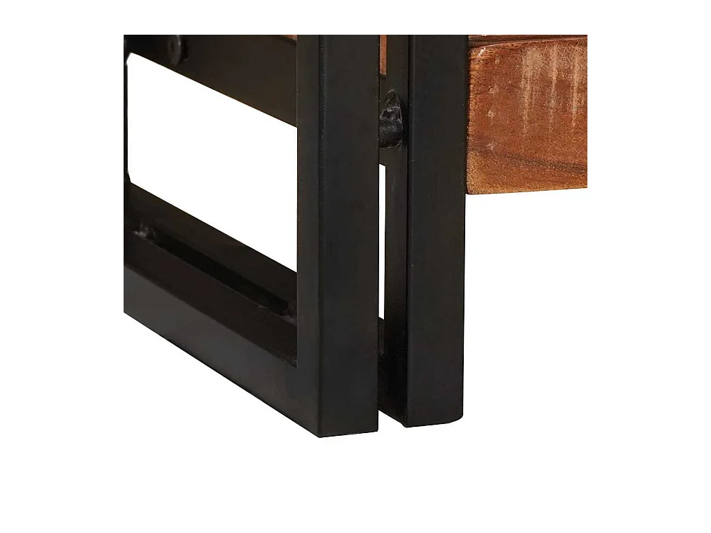 Mesa Consola Multicolor 90 x 33 x 75 cm madera maciza reciclada